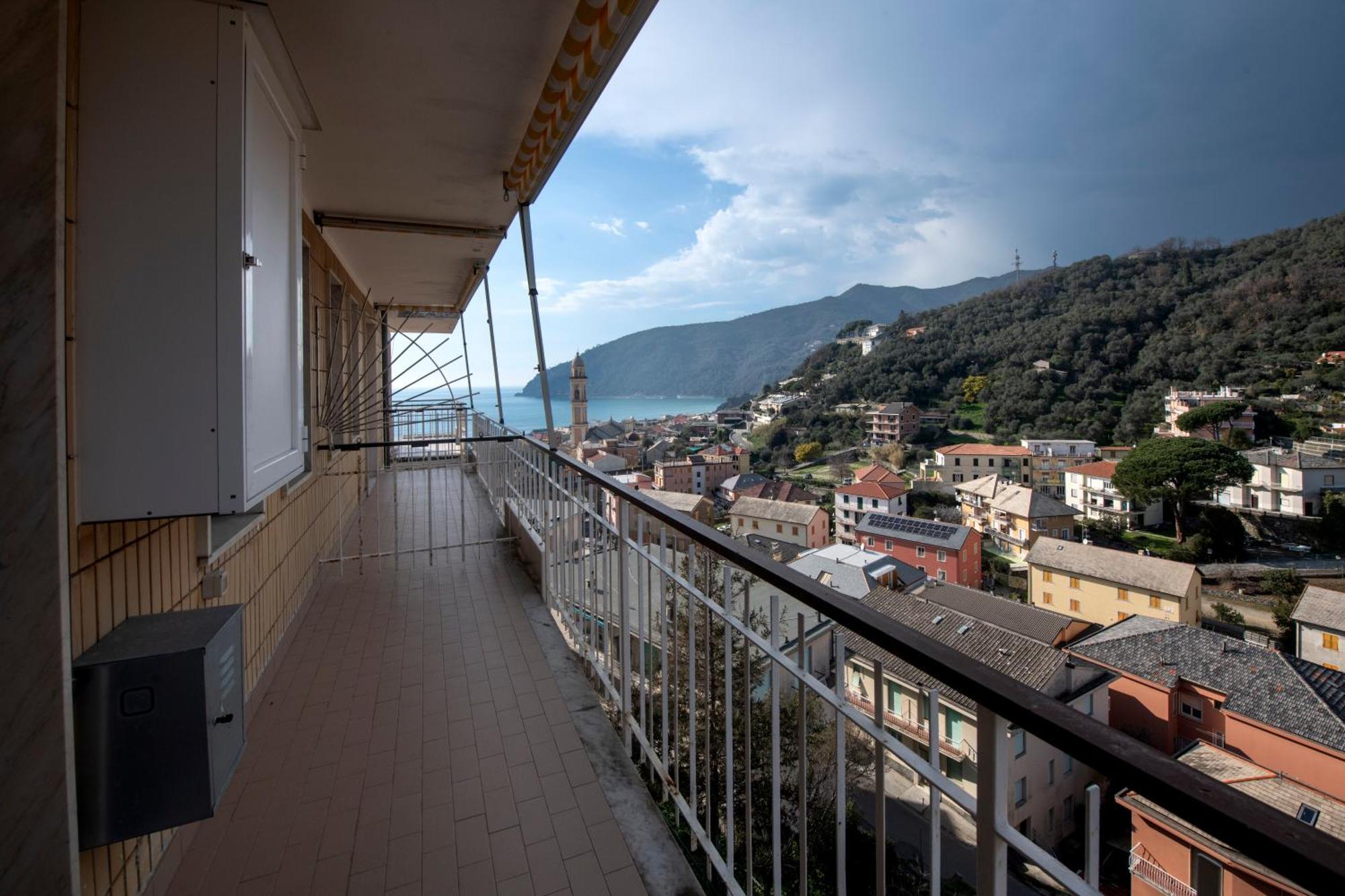 Appartement 239 - Casa Del Sole Vista Mare Moneglia - 5Minuti A Piedi Dal Mare - Parcheggio Privato Extérieur photo